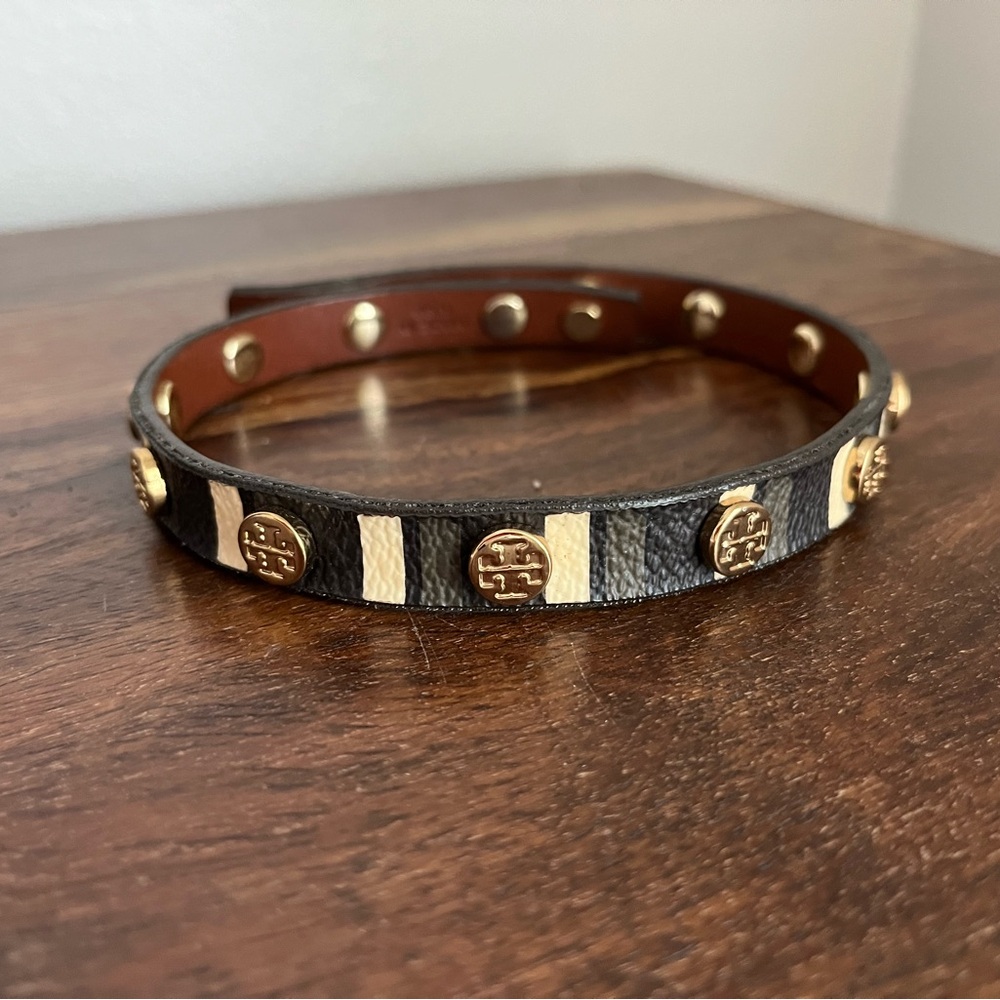 Tory Burch Leather Wrap Bracelet